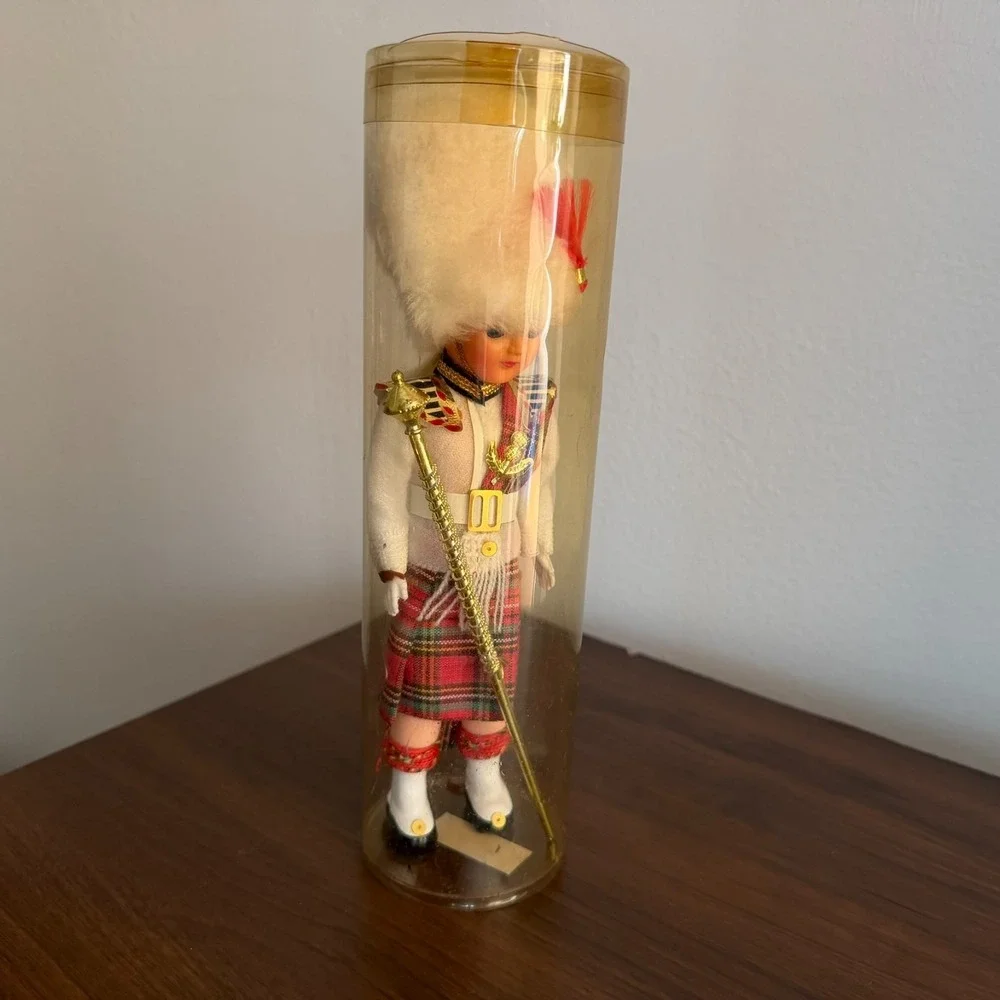 Vintage‎ Royal Scots Doll with White Bearskin 6.5